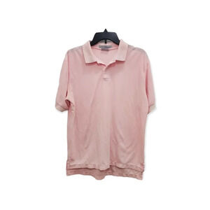 Levi's Men's Vintage 1970s Soft Pink Big E Single‎ Stitch Pique Polo Size L